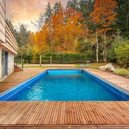 La Perle Verte, Luxe, Piscine, Et Sauna Chalet