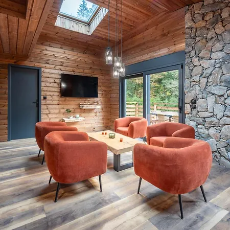 Chalet La Perle Verte, Luxe, Piscine, Et Sauna