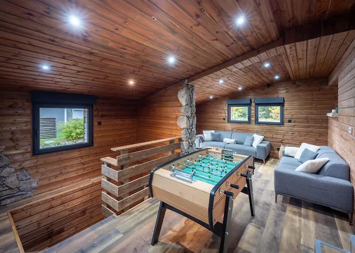 Domek alpejski La Perle Verte, Luxe, Piscine, Et Sauna *