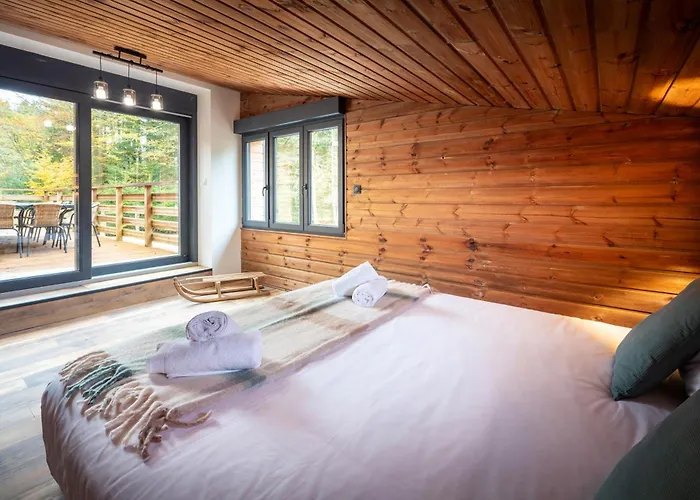 Domek alpejski La Perle Verte, Luxe, Piscine, Et Sauna