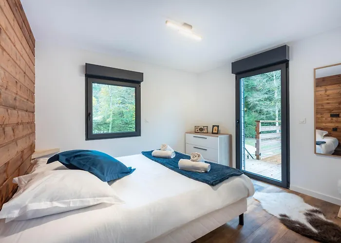 Domek alpejski La Perle Verte, Luxe, Piscine, Et Sauna *